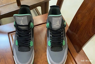 4 505 Retro BestValue 308497-033  Green Jordan Glow 0813